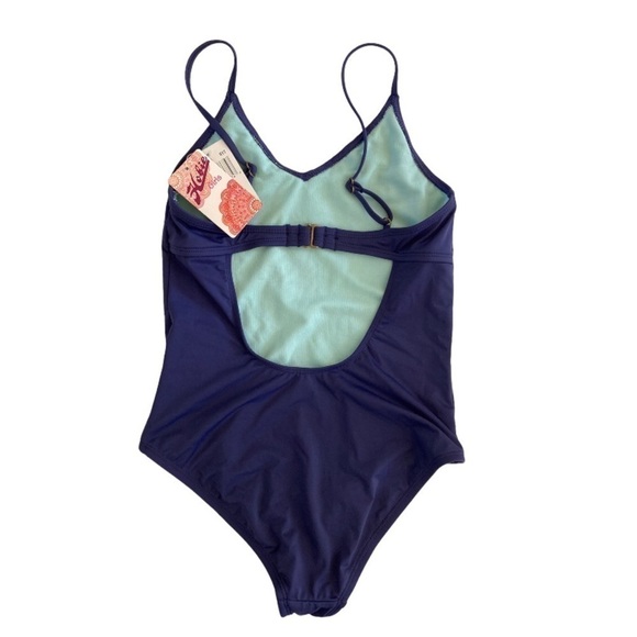 Hobie Girls Embroidered One Piece Swimsuit NWT - Picture 4 of 5